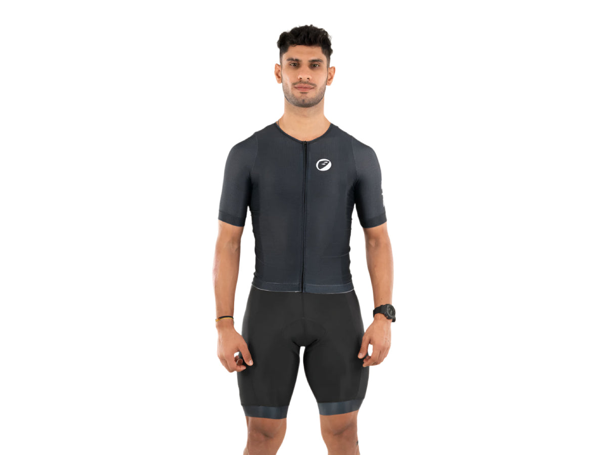 Apace Unisex Cycling Race Fit Jersey - Stealth