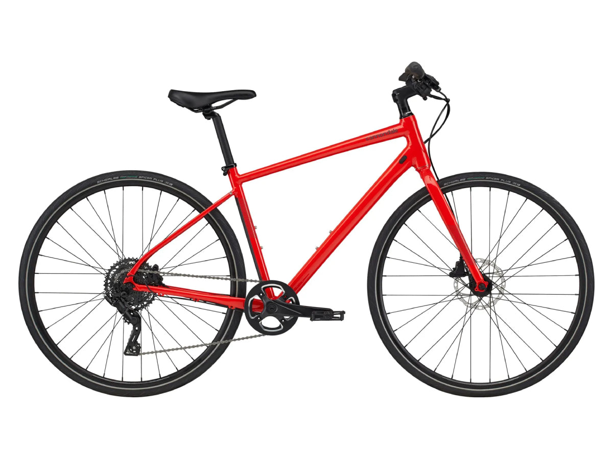 Cannondale Bicycle 700C (Cannondale Quick Disc 4 D, 9S), Red/Red