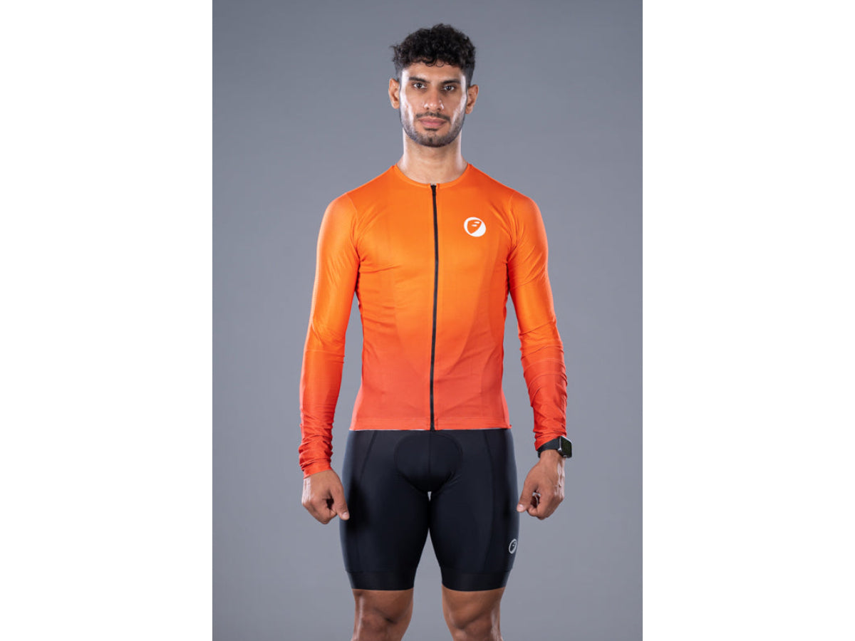 Apace Mens Cycling Cruise Fit Jersey - Lava