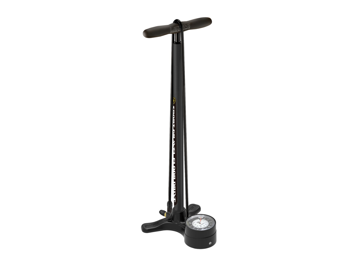 Lezyne Macro Drive Floor Pump (Dual) - Matt Black