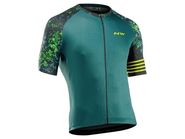 Northwave Blade Jersey - Black/Green/Lime