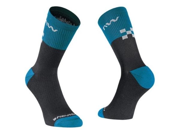 Northwave Edge Socks - Black/Blue