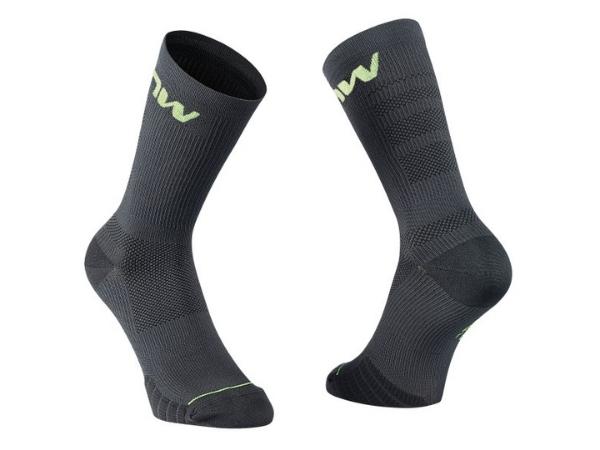 Northwave Extreme Pro Socks - Black/Yellow Fluo