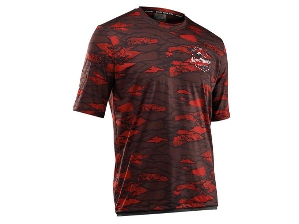 Northwave MTB Enduro Jersey - Rust Red