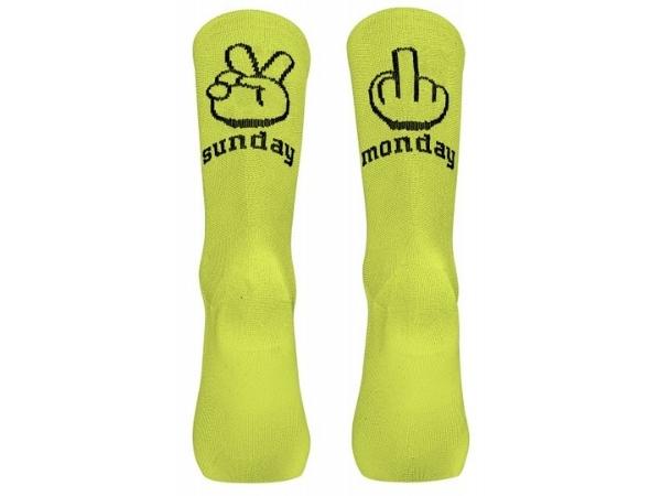 Northwave Sunday Monday Socks - Yellow Fluo
