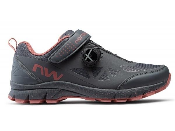 Northwave Women Corsair Shoes - Anthracite/Pink