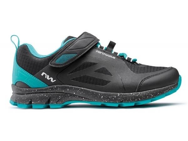 Northwave Women Escape Evo Shoes - Black/Aqua