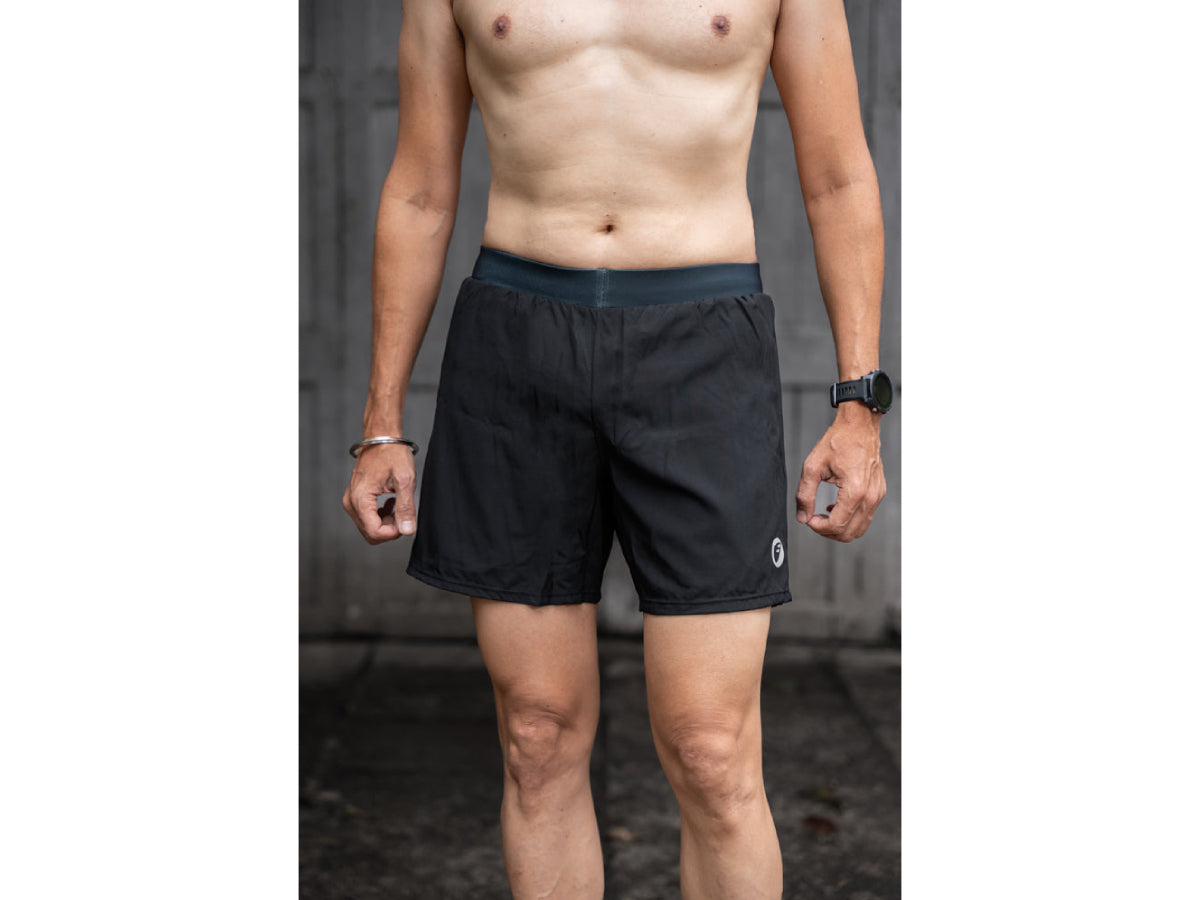 Apace Mens Running 5-inch Shorts - Carbon