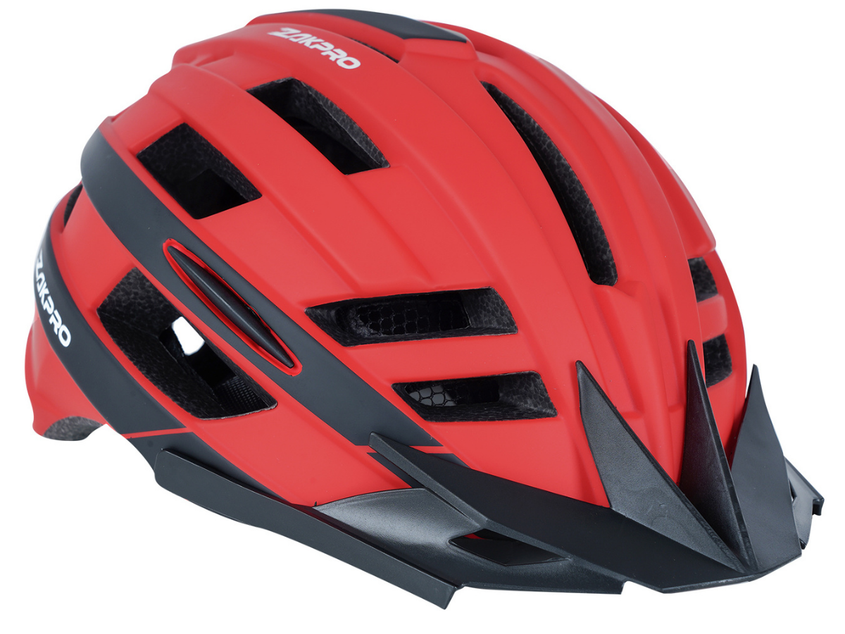 Zakpro Uphill Series - MTB Helmet - Red-Matt