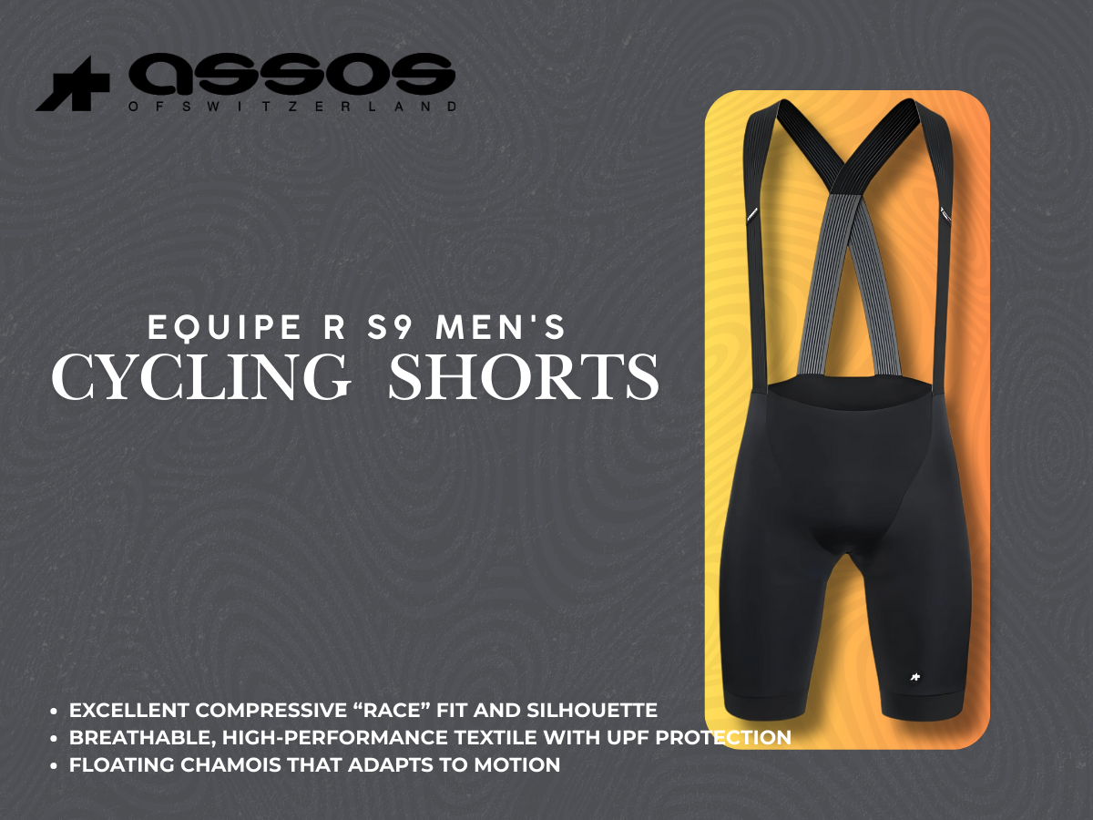 Assos Equipe R S9 Men's Cycling Bibshorts - Black Text Review