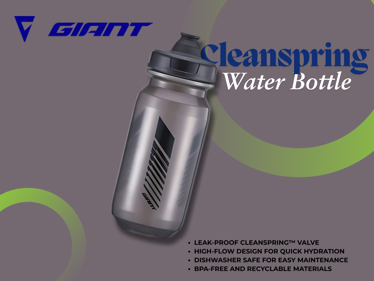 Giant CleanSpring Water Bottle 600cc - Black Text Review