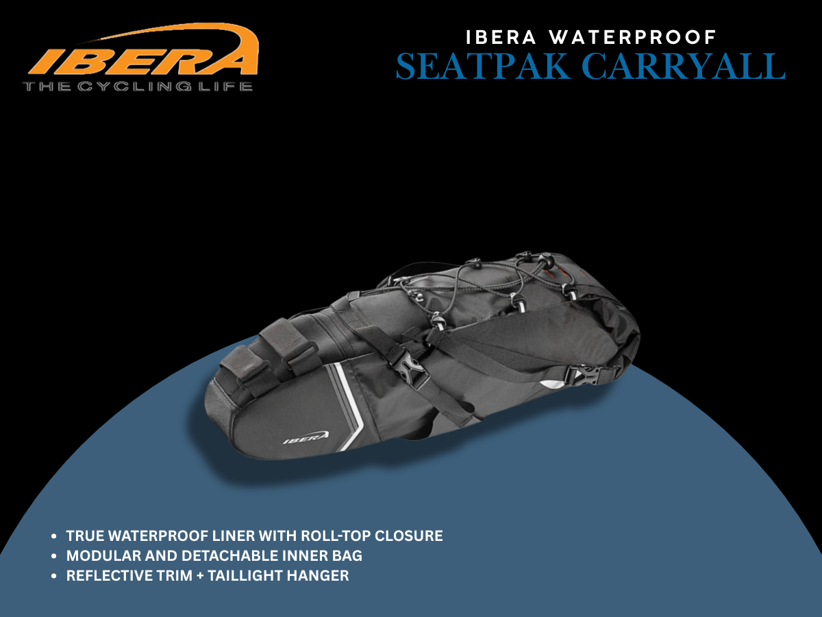 Ibera IB-SB20 Waterproof Bike Packing Seat Bag - Text Review