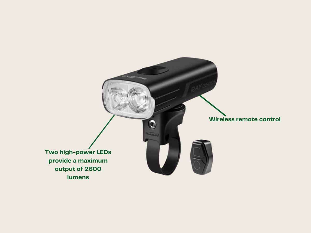 Magicshine Ray 2600B Front Light with Remote (2600 Lumens) - Review