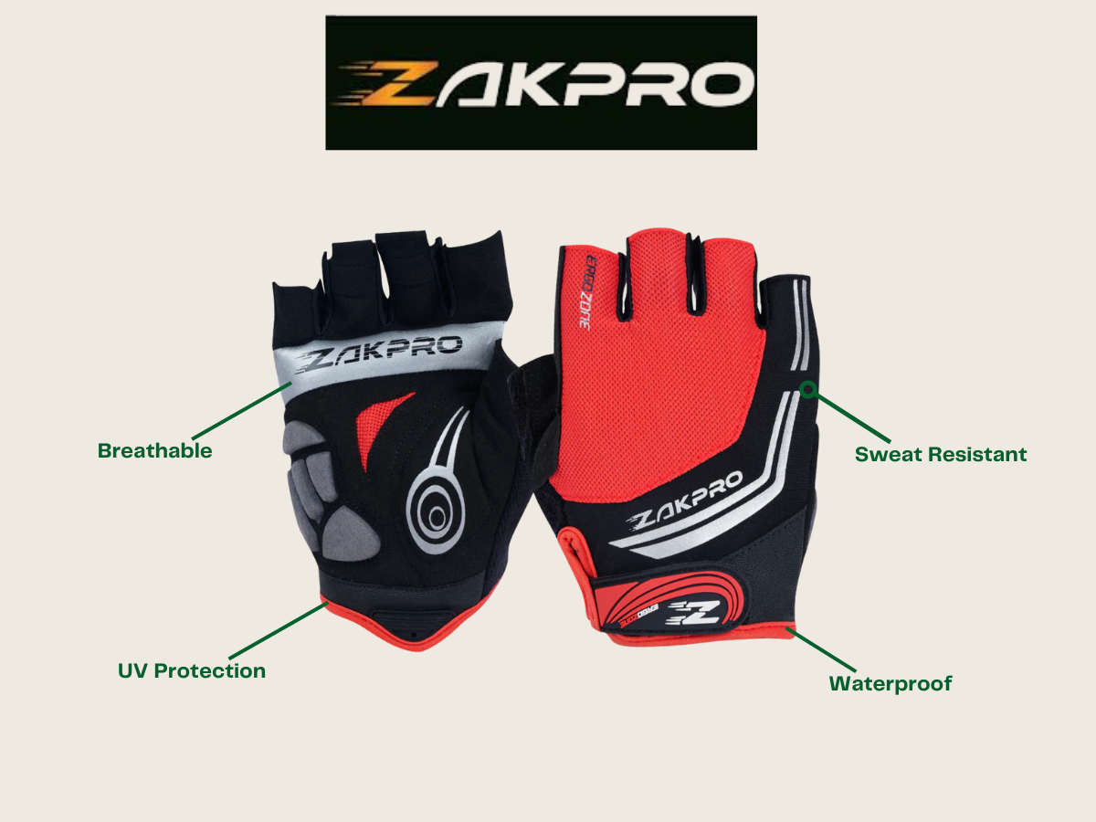 Zakpro Hybrid Cycling Gloves -Review