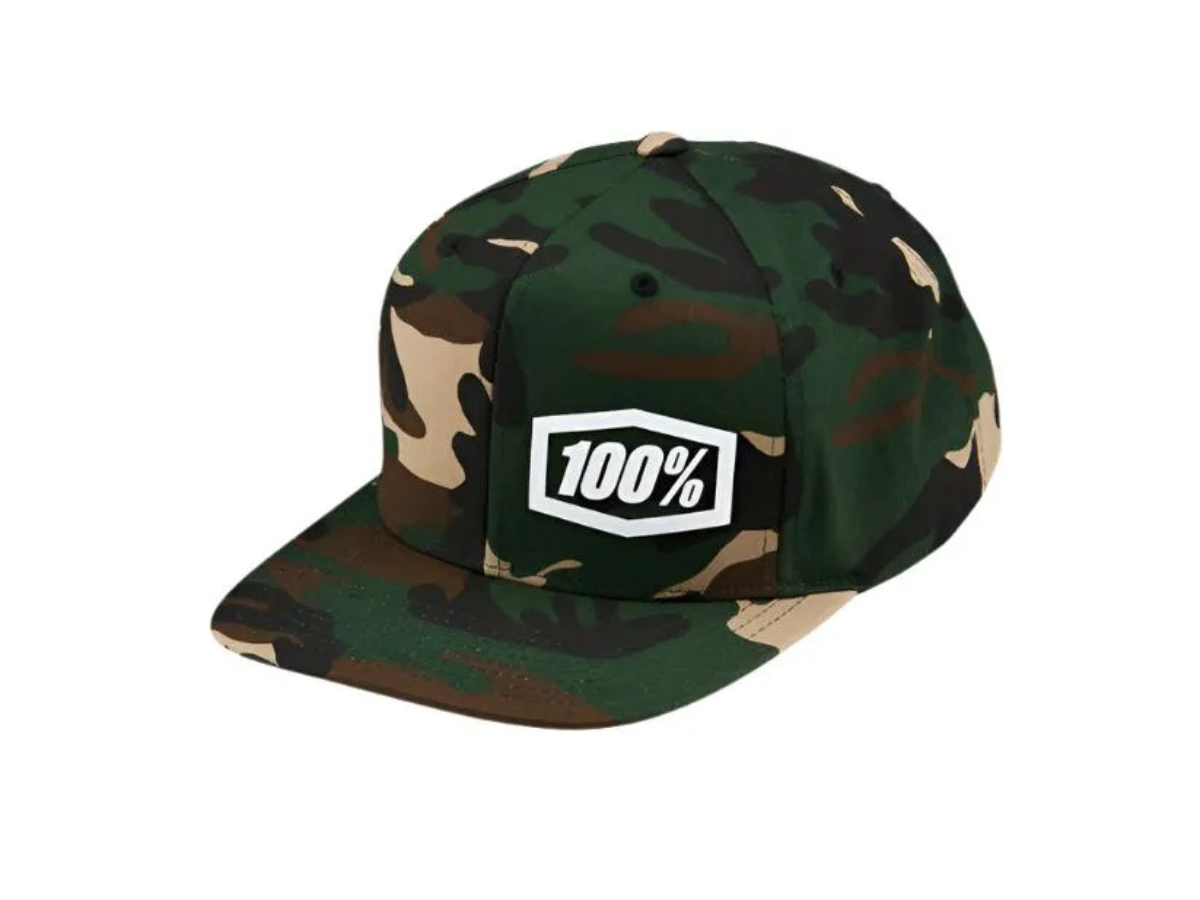 100% MACHINE Snapback Cap Camo - OS