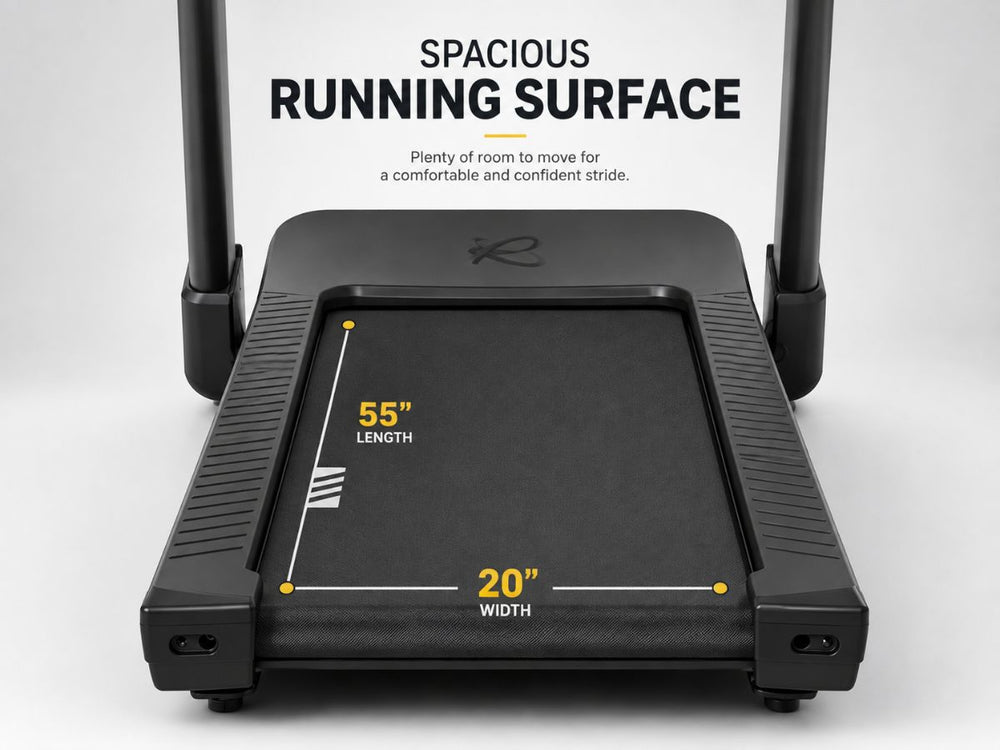 Spacious Running Surface