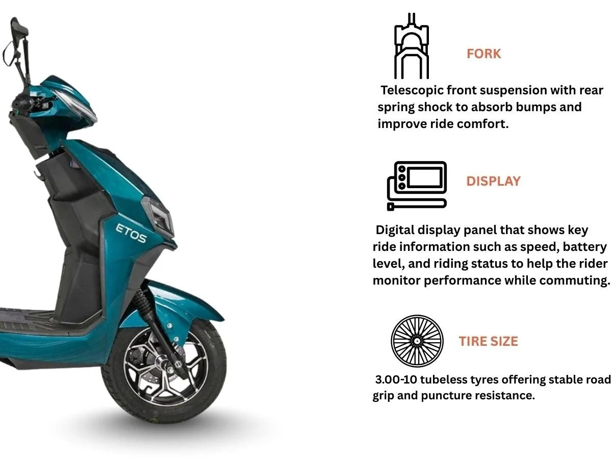 Etos Zap 2.2 E-Scooter (60 v 36 Ah)