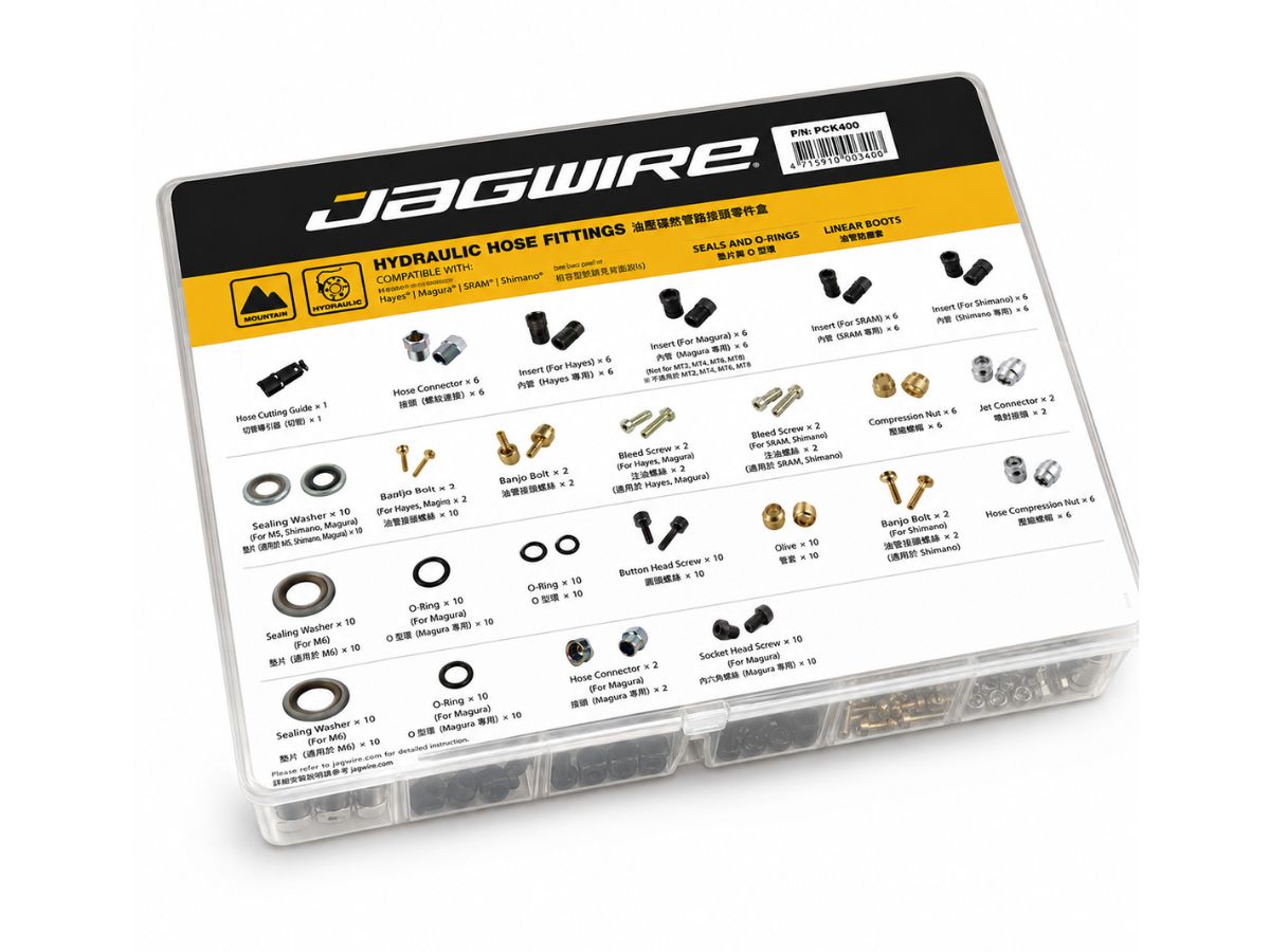 Jagwire Small Parts - Hydraulic Hose Fitting Combo Box Kit