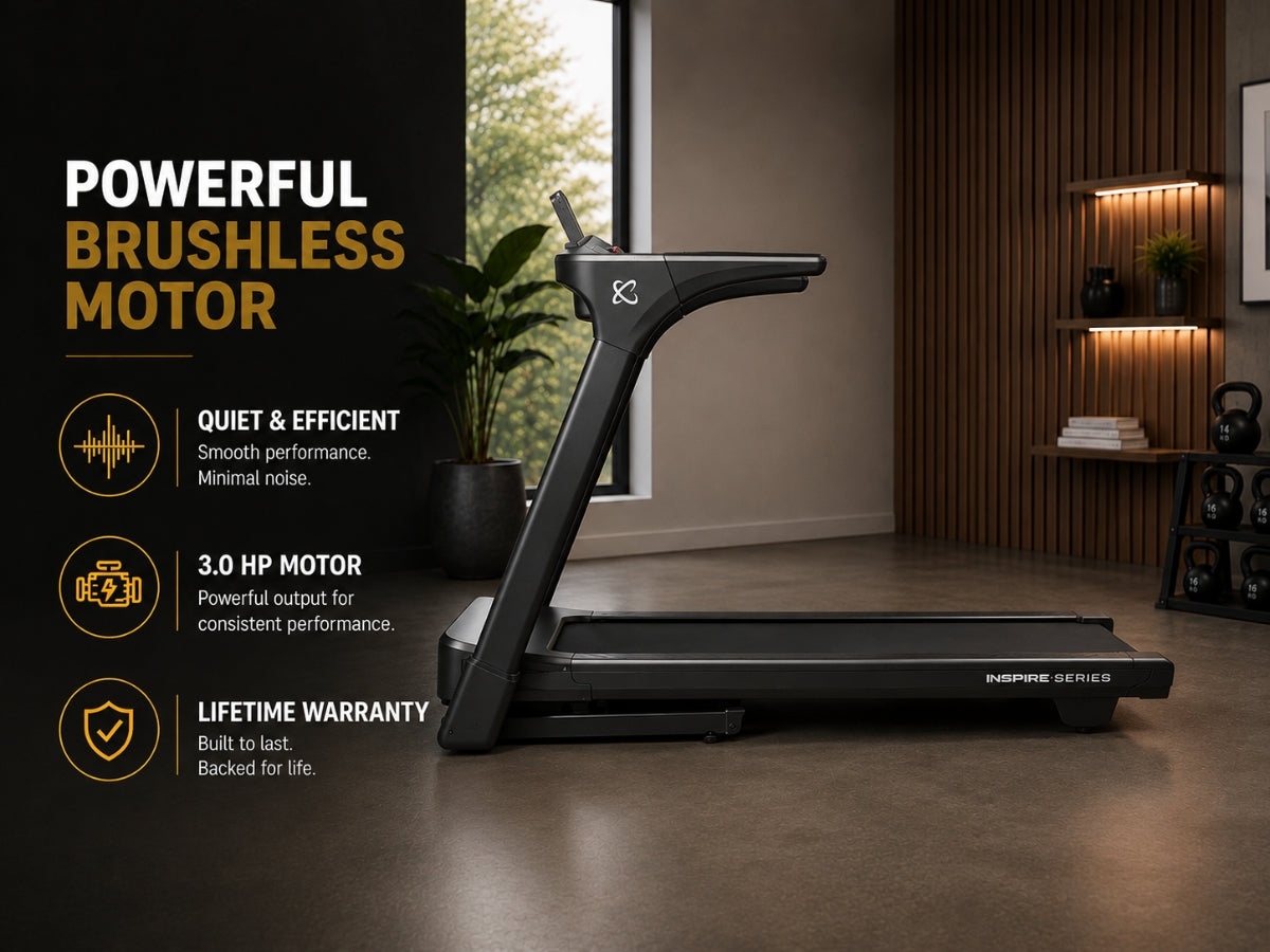 Inspire Series T4 Treadmill with LED Console - 220V