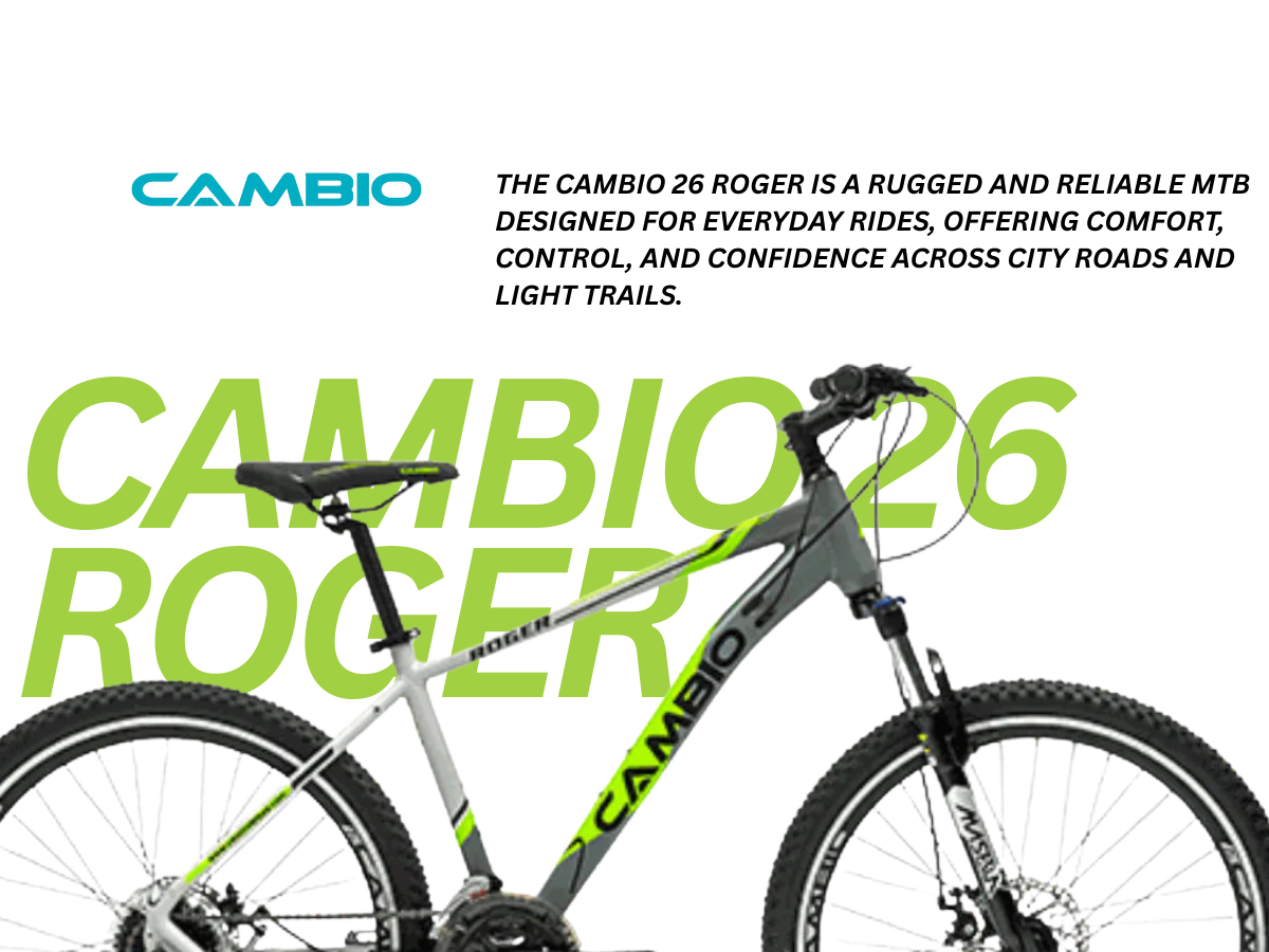 Cambio 26 Roger 24-Speed FS D/Disc Bicycle