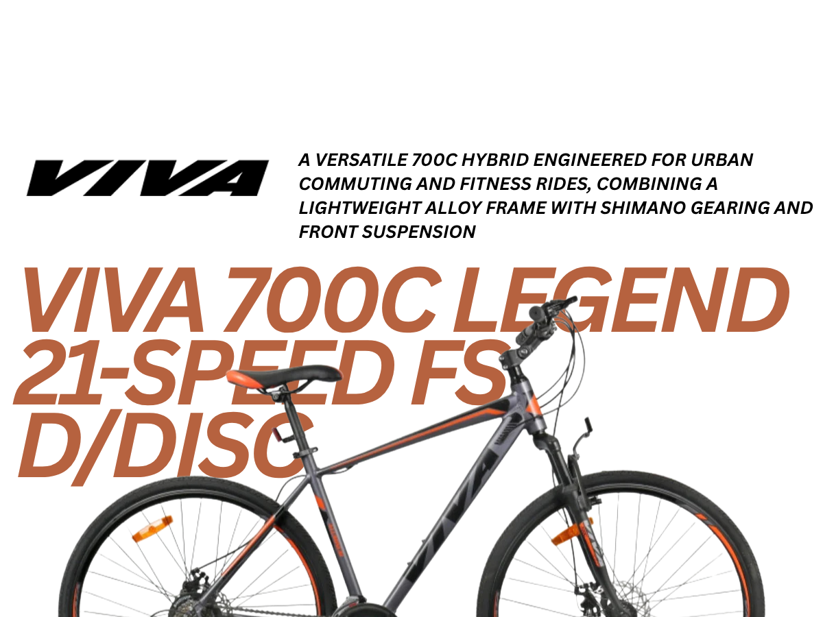 VIVA 700C Legend 21-Speed FS D/Disc Bicycle