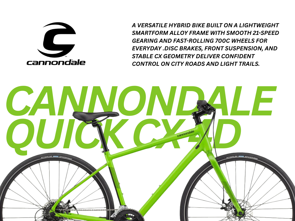 Cannondale Quick CX 4D, 21S (Lime)