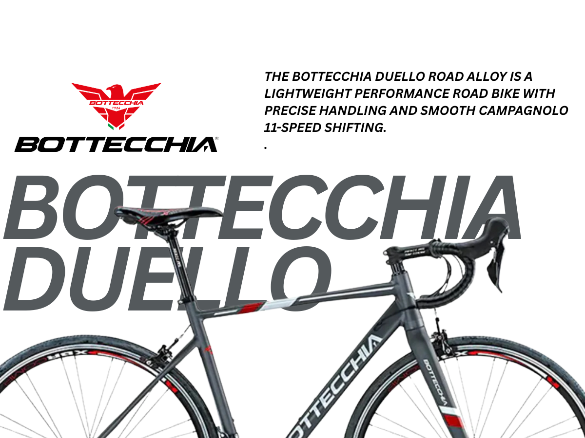 Bottecchia Duello Road Alloy Grey Camganolo Centaur 11 Spd Rim Brake 54Cm
