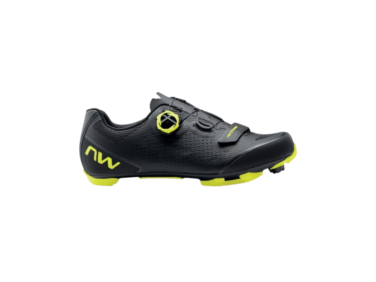 Northwave Razer 2 MTB Shoes - Black/Ylw Fluo