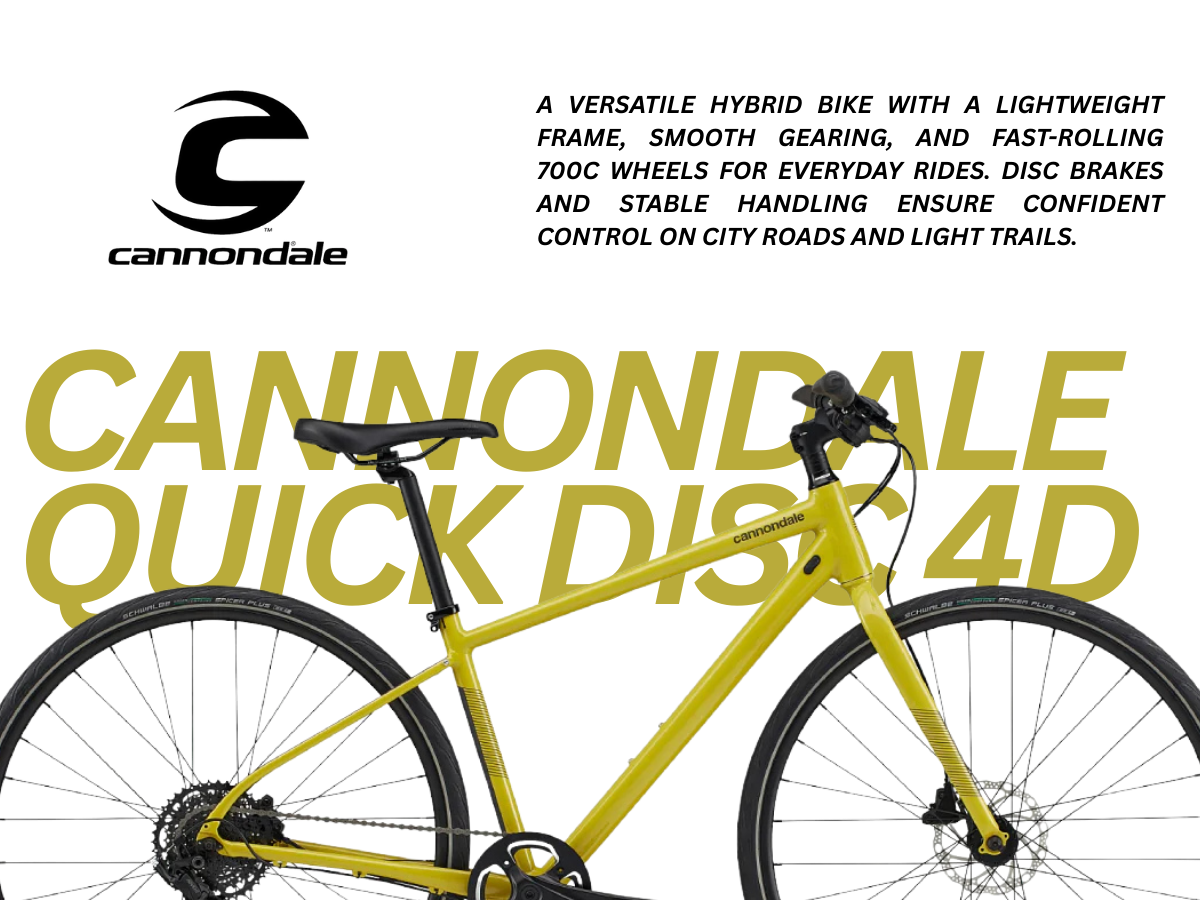 Cannondale Quick Disc 4D, 9S (Ginger)