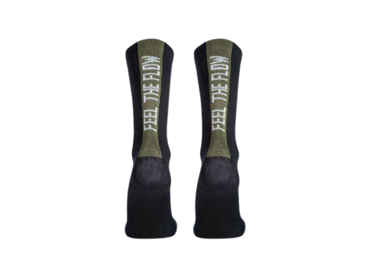 Northwave Feel the Flow Socks - Black/Forest Green