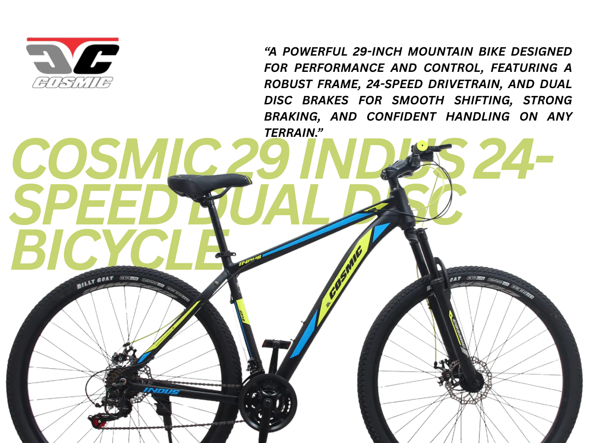 Cosmic 29 INDUS 24-Speed Dual Disc Bicycle