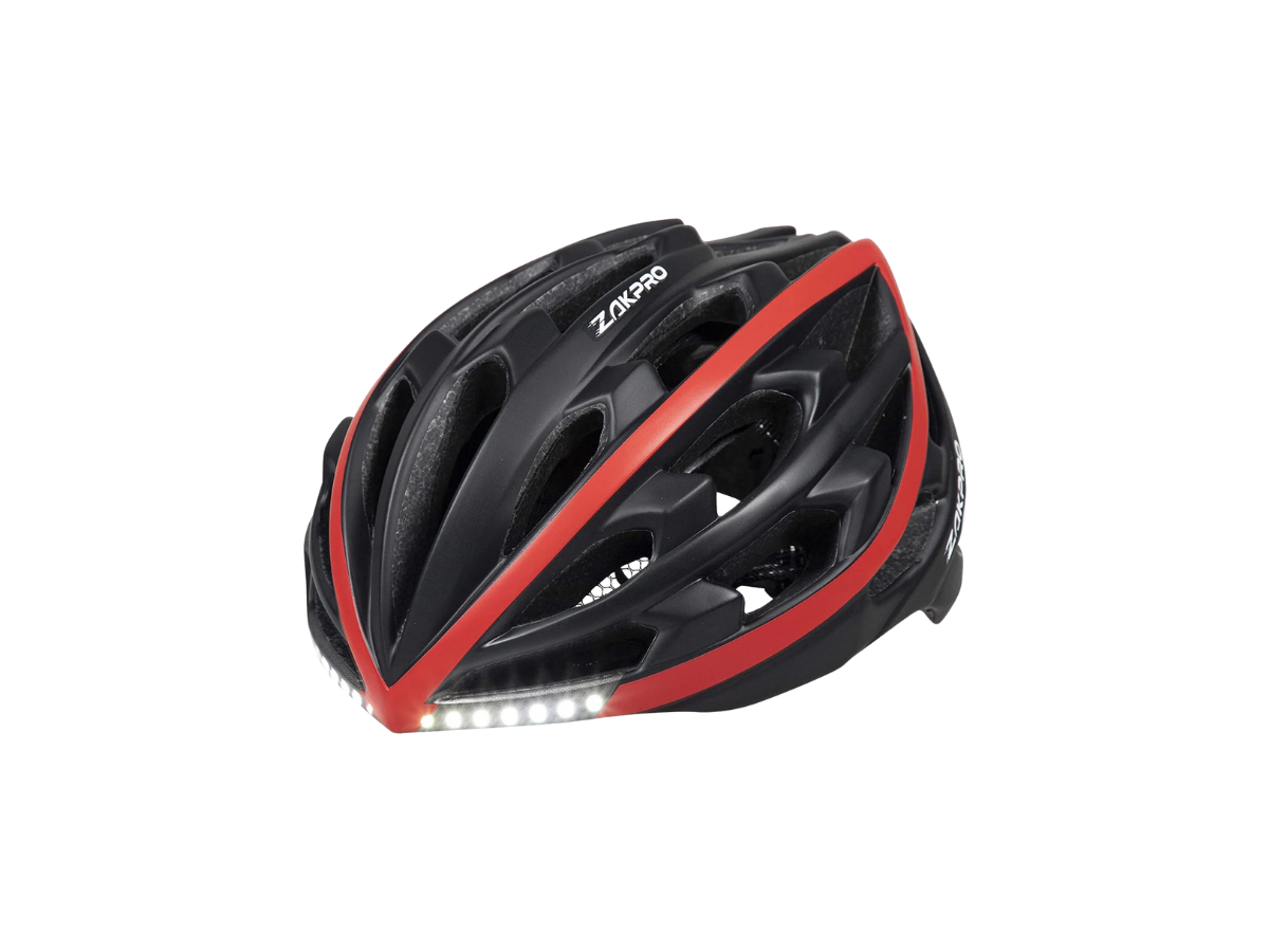 ZAKPRO Smart Turn Signal Cycling Helmet with Integrated Technology - Urban Series (Black)