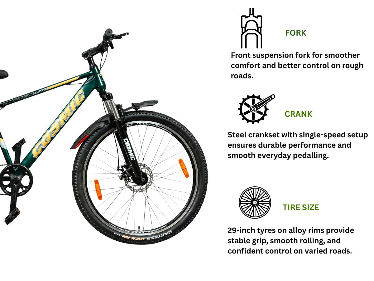 Cosmic 29 Tracer FS SS D/Disc Bicycle