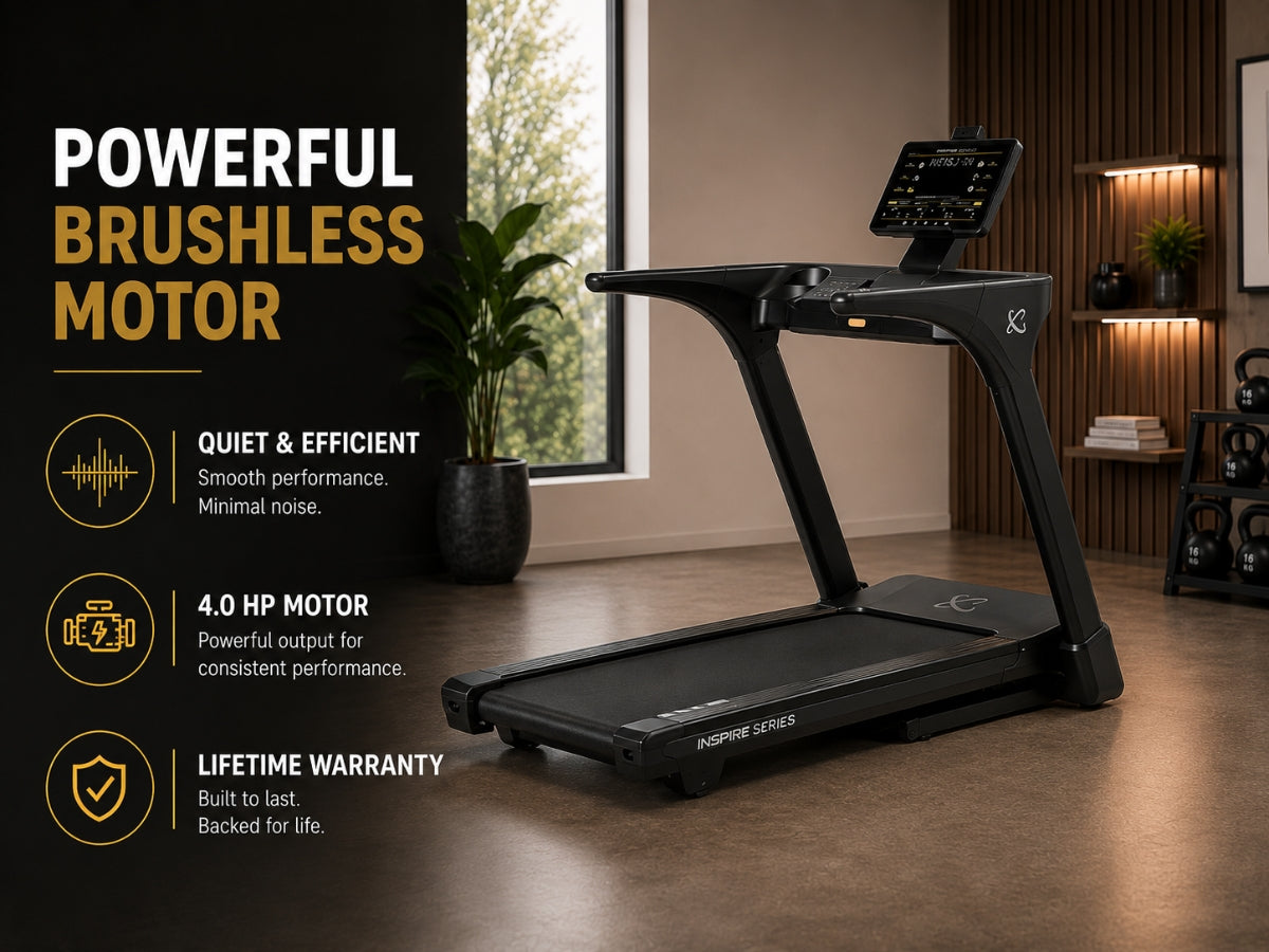 Inspire Series T5 Treadmill with 15 inch LED Display - 220V