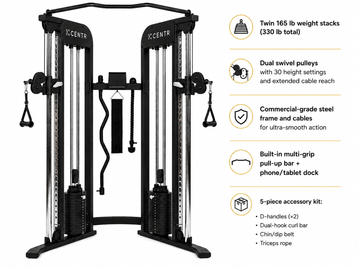 Centr 2 X Hyrox Home Gym Functional Trainer