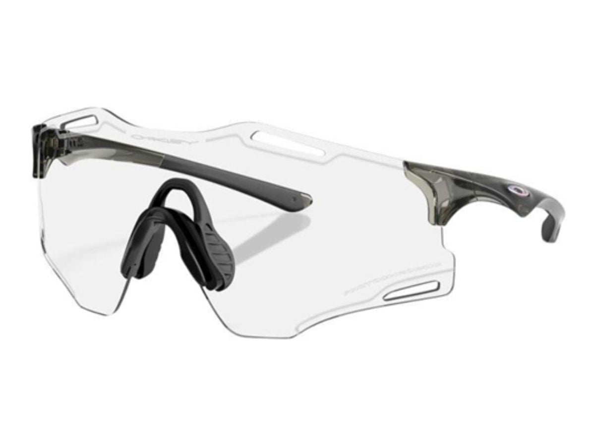 Oakley Cybr Zero Polished Black Clear Photochromatic 50% Black