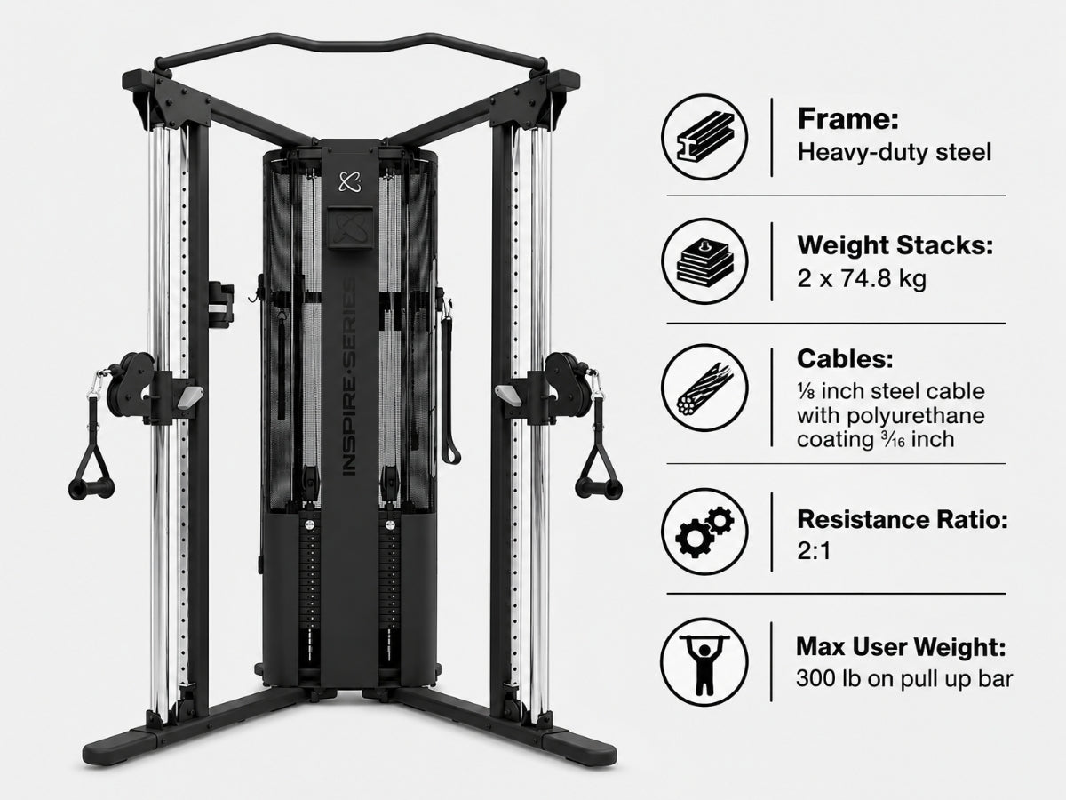 Inspire Series FT1 PRO Functional Trainer
