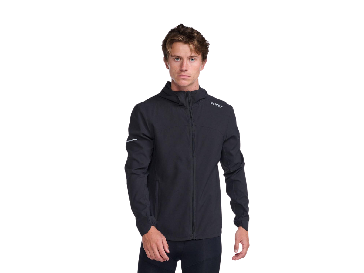 2XU Men Aero Jacket AW-22 Black/Silver Reflective