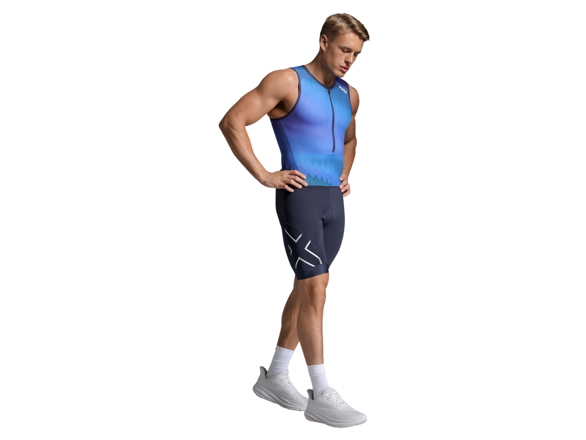 2XU Men Core Trisuit Azure Blue/Midnight