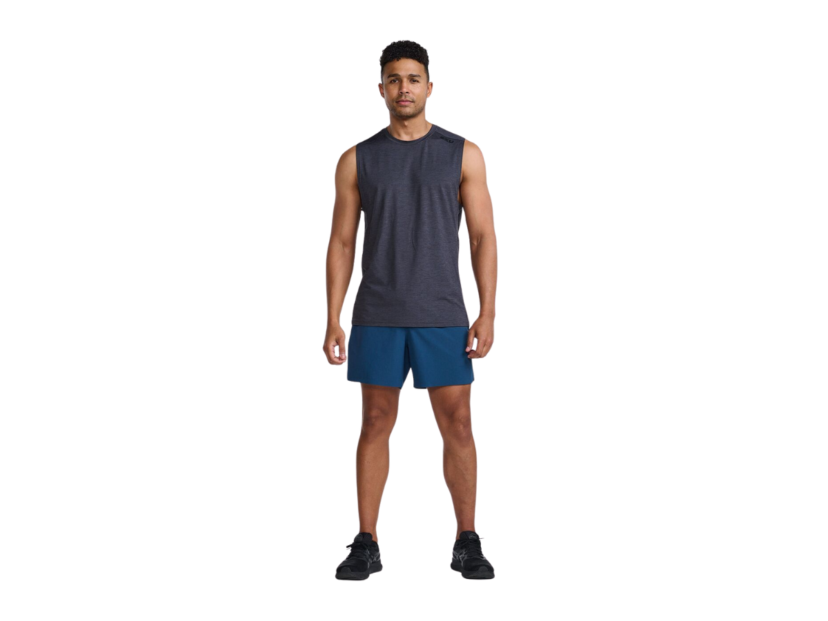 2XU Men Motion Tank India Ink/Black