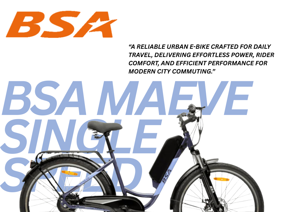 BSA Maeve Single Speed E-bicycle 26 Ladies