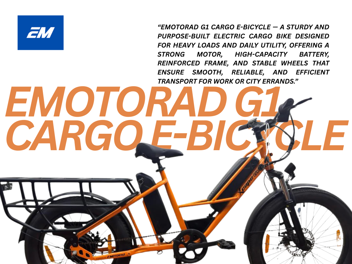 Emotorad G1 Cargo E-Bicycle