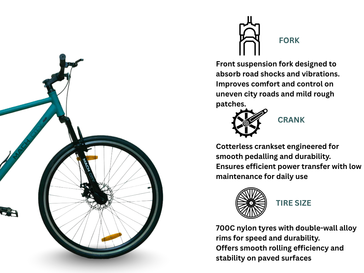 Mach City Montreal Front Suspension Single Speed