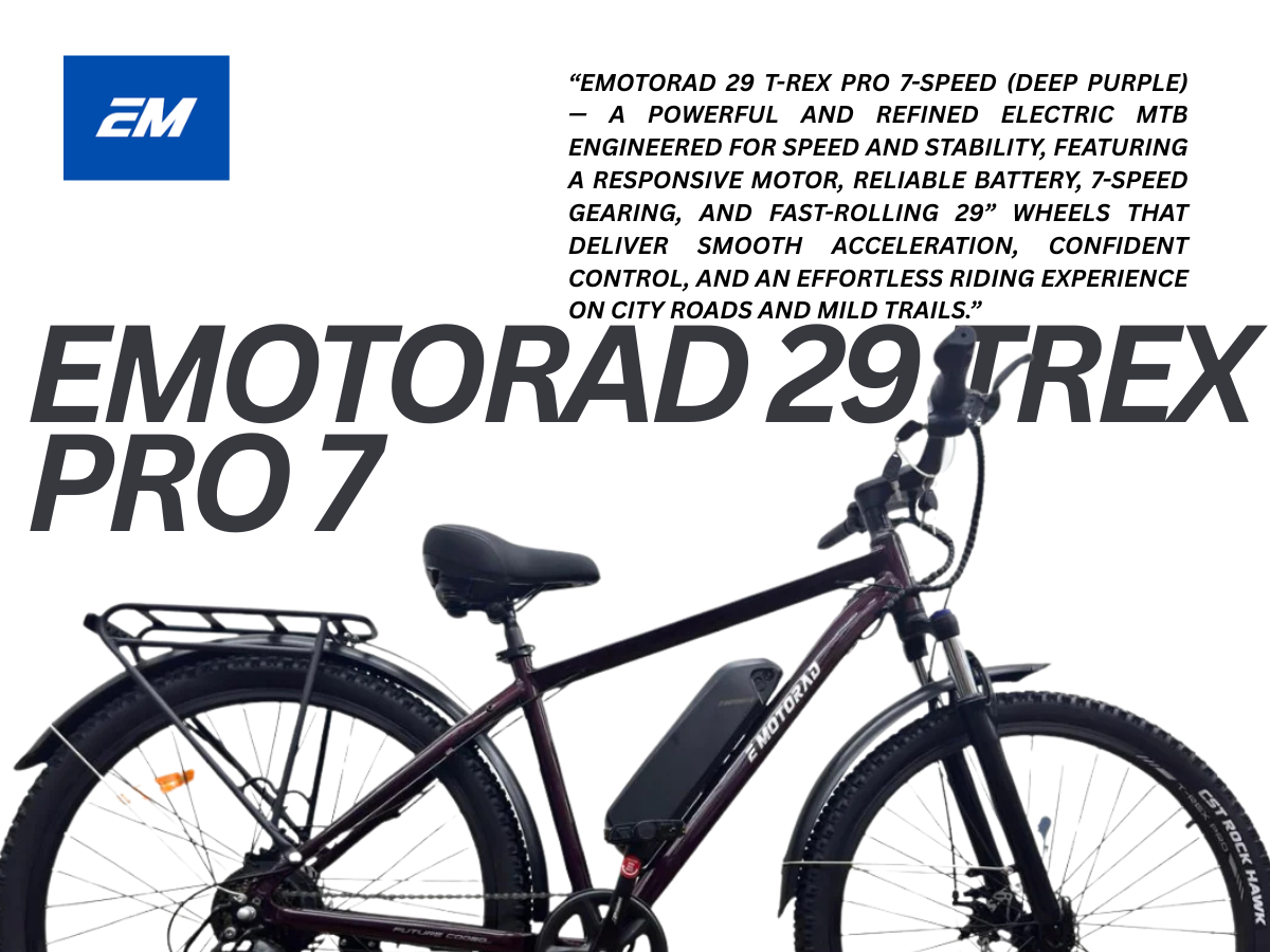 EMotorad 29 Trex Pro 7-Speed E-Cycle