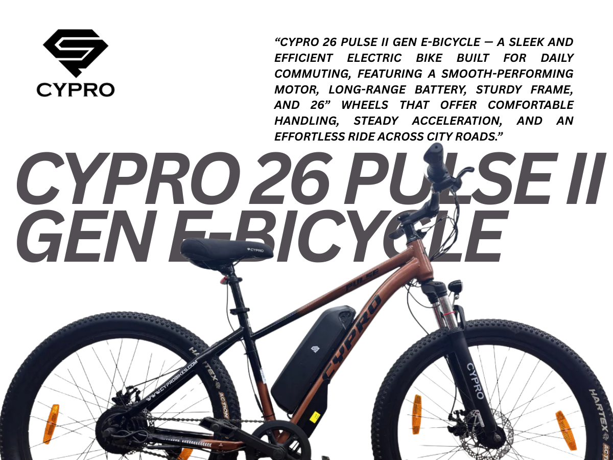 Cypro 26 Pulse II Gen E-Bicycle