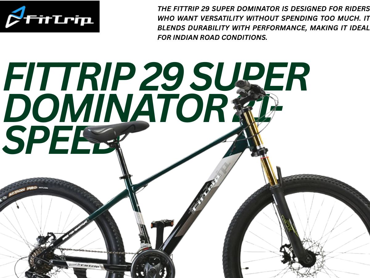 FitTrip 29 Super Dominator 21-Speed Bicycle