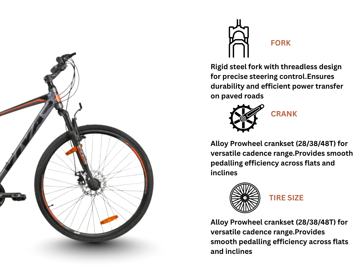 VIVA 700C Legend 21-Speed FS D/Disc Bicycle