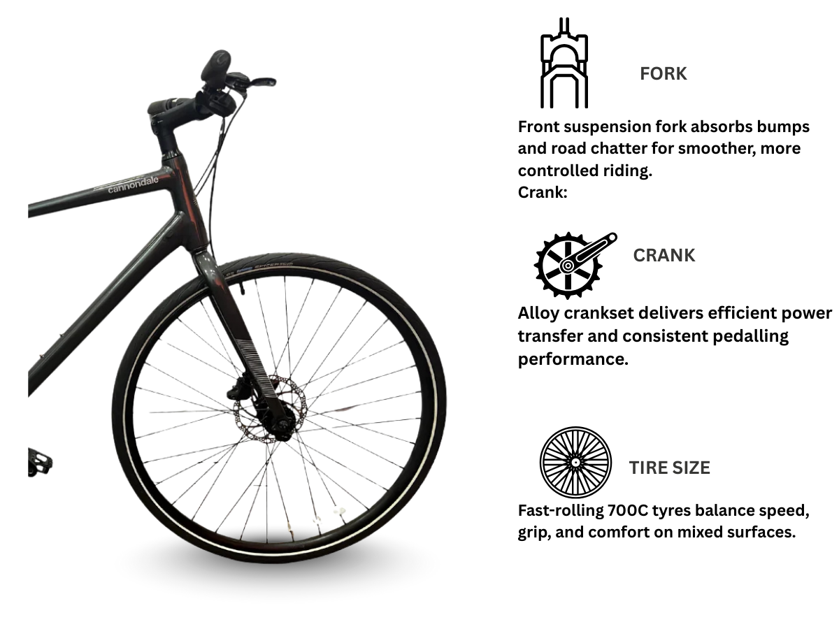 Cannondale 700C Quick 4 Disc 21 Speed