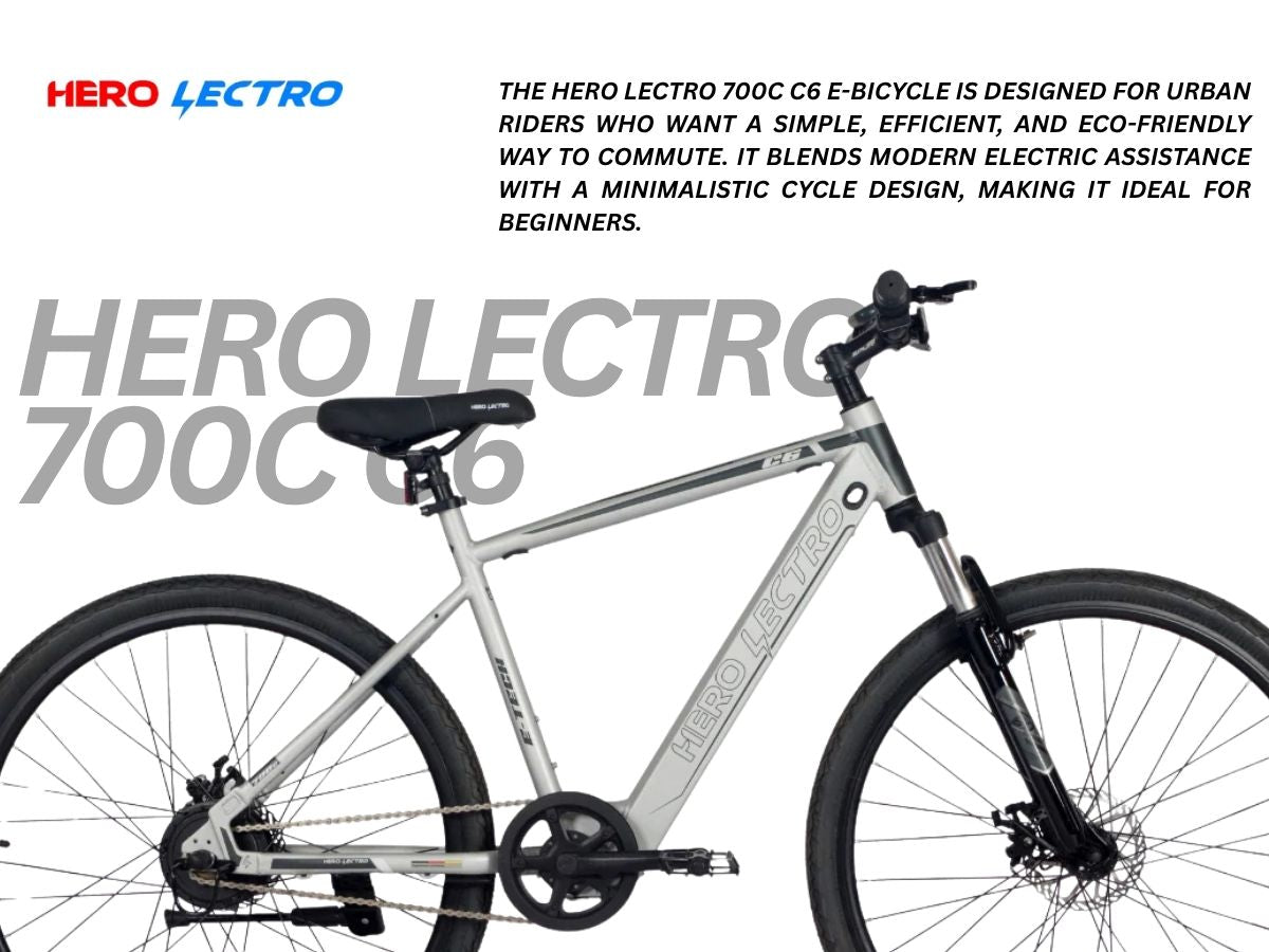 Hero Lectro 700C C6 E-Bicycle