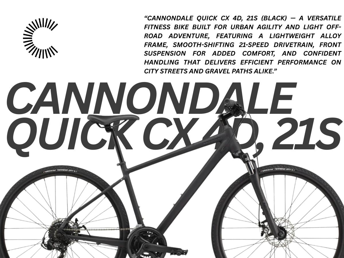 Cannondale Quick CX 4D, 21S - Black(XL)
